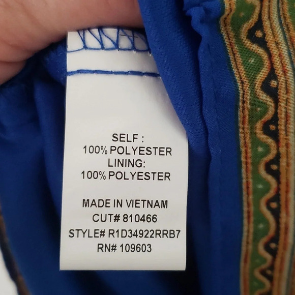 Rabbit Rabbit Rabbit Floral Multicolor Smocked Lined Size 6 Dress - Picture 12 of 14